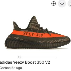 Adidas Yeezy Boost 350 V2 Carbon Beluga Size 9.5